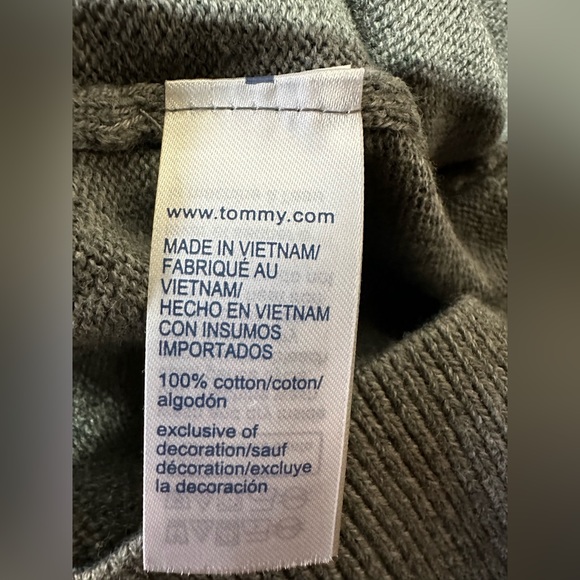 NWT Tommy Hilfiger Men's Long Sleeve Quarter Zip Pullover Sweater Size Large - Picture 6 of 6